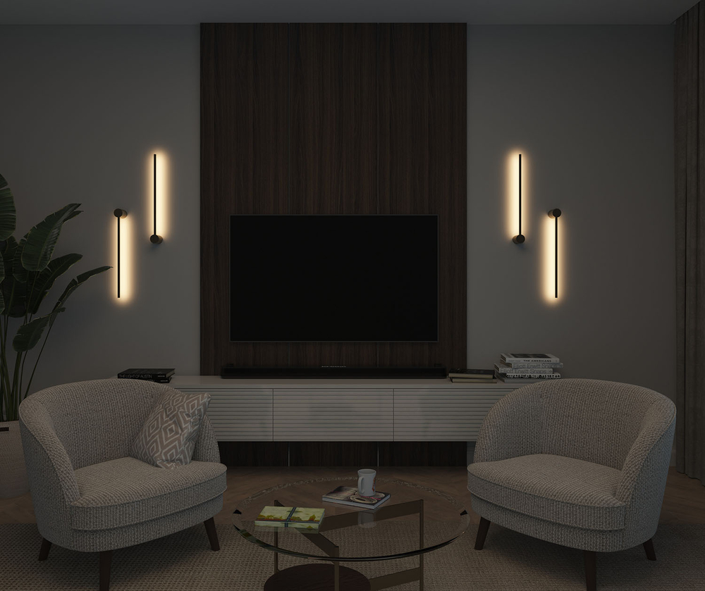 DK5010-SG Бра 600 мм, 3000К, IP20, 5 Вт, матовое золото