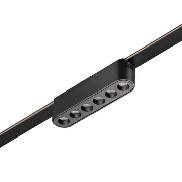 Трековый смарт-светильник для низковольтного шинопровода с двумя режимами работы LED 6W 3000К-6000К 359458 чёрный Easy Novotech