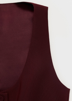 Костюмный жилет с пуговицами