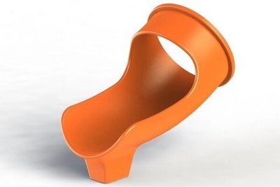 Деталь туннельных горок выход