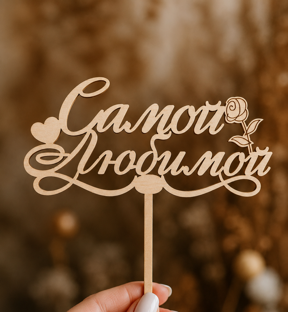 Топпер "Самой Любимой"