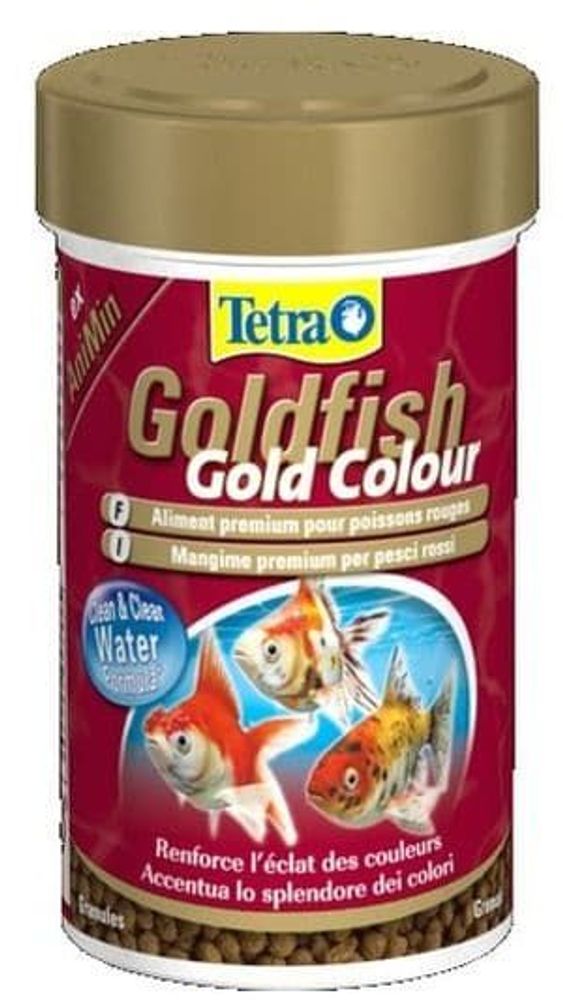 TetraGoldfish Gold Colour корм в шариках для улучшения окраса золотых рыб 250 мл