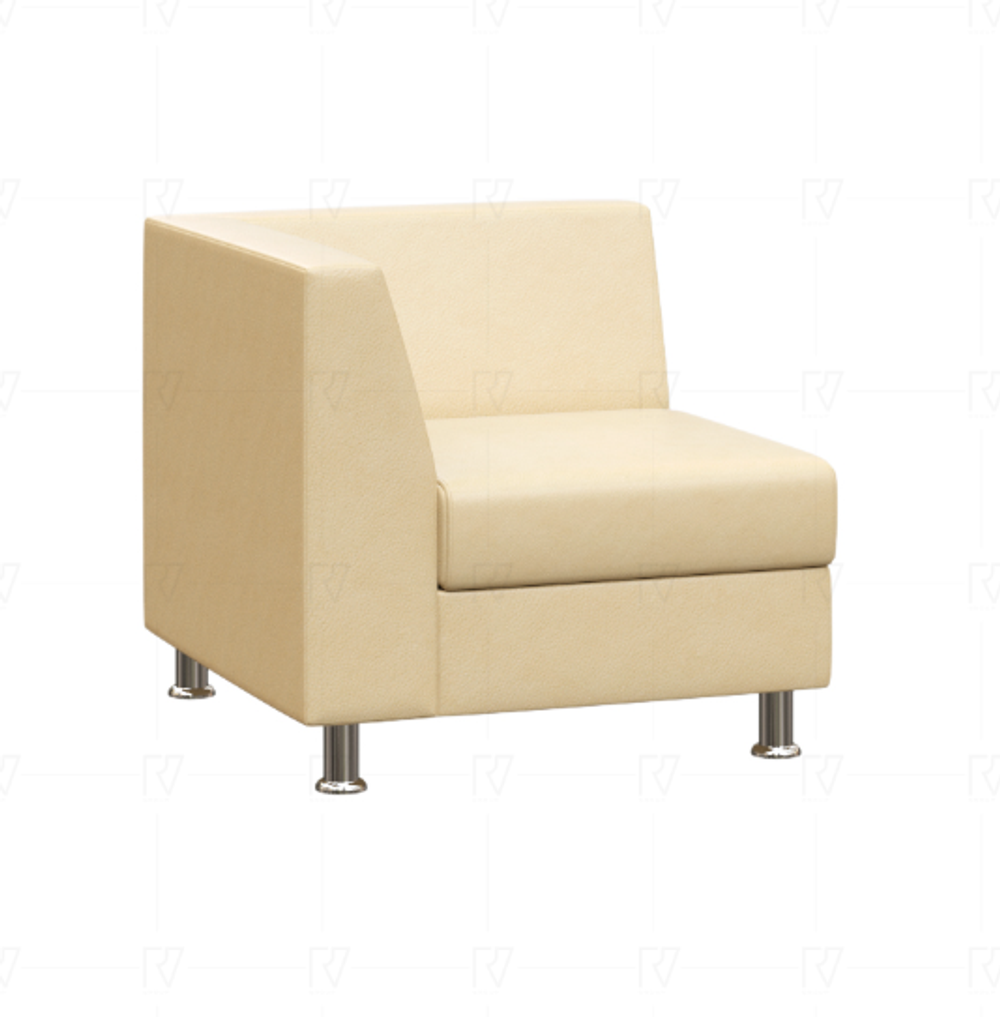 Секция с подлокотником одноместная ПРАЙМ