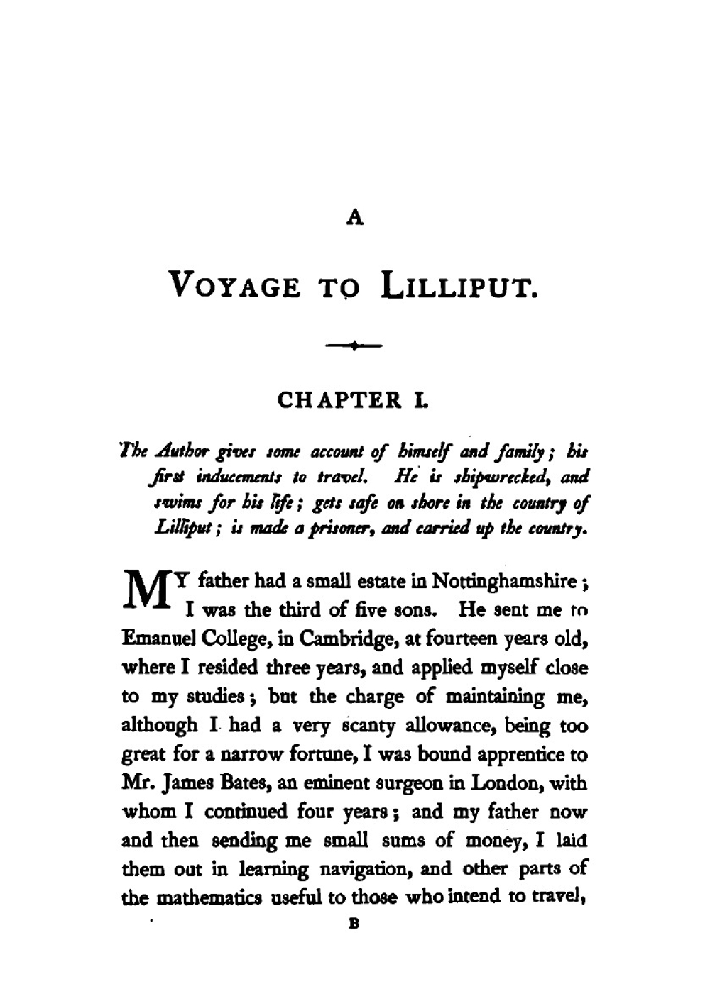 A voyage to Lilliput by Lemuel Gulliver, with a sketch of the life of Swift | Swift Jonathan