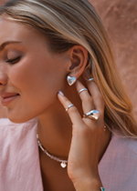 Серьги "Аморе пафф"