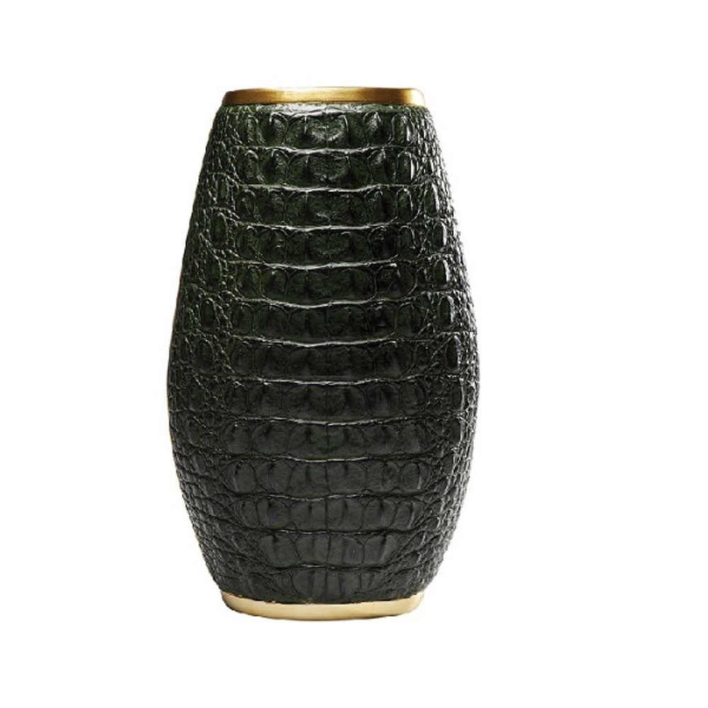 Ваза Кроко зелёная
