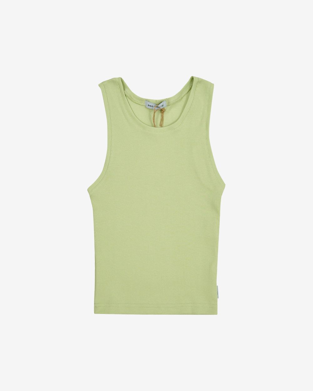 Майка One Two Tank Top White Jade зеленая