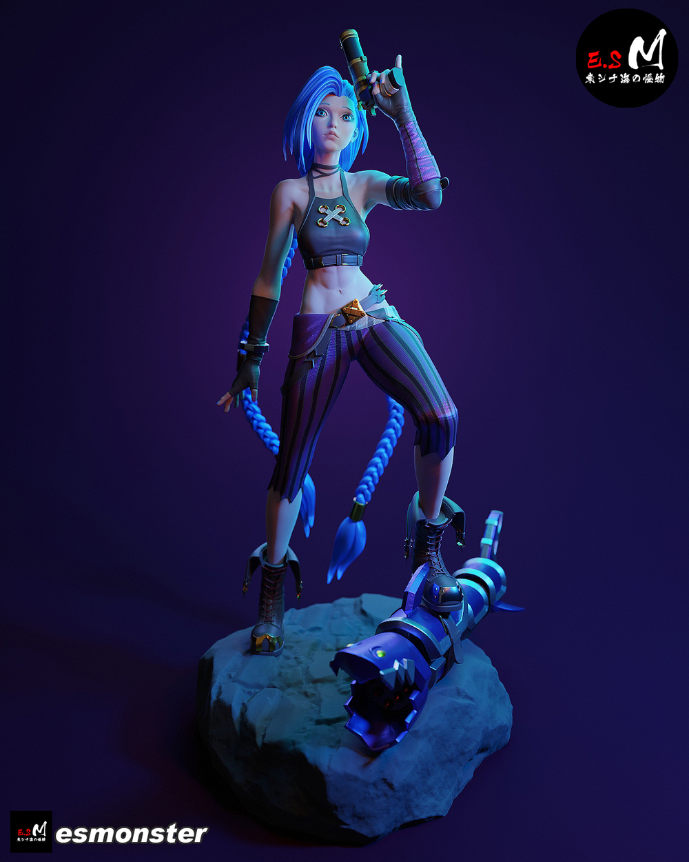 Фигуркаел Джинкс Лига легенд Jinx League of Legends
