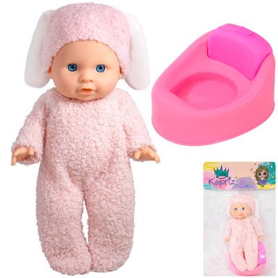 Пупс Miss Kapriz MK2520K-A 20 см. с аксесс., в пак.