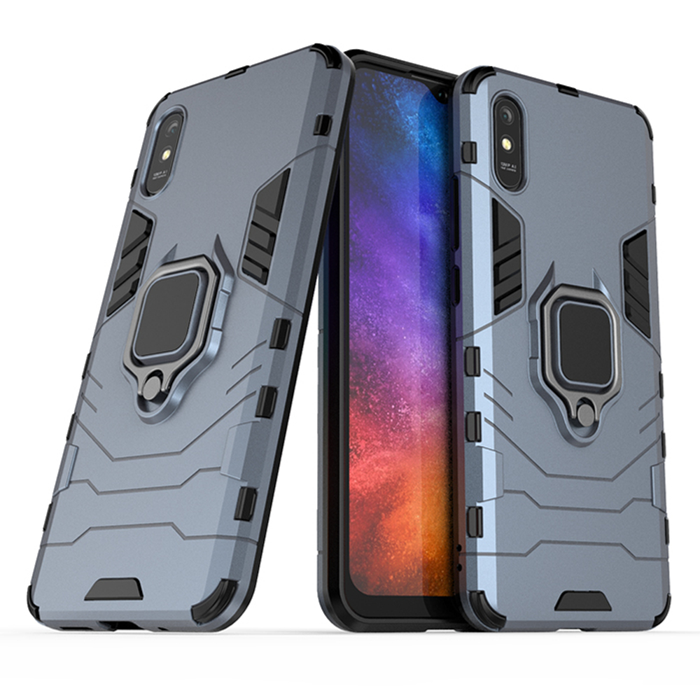 Противоударный чехол с кольцом Panther Case для Xiaomi Redmi 9A