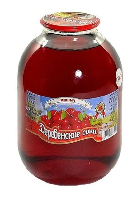 Нектар Вишневый «Деревенские Соки» - 3 л