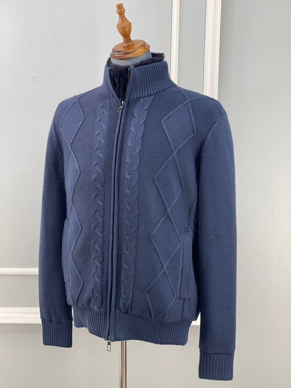 Кардиган Loro Piana с мехом