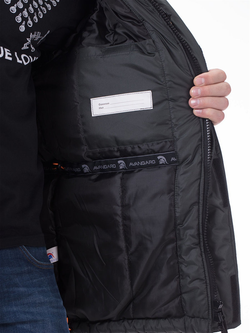 Куртка зимняя Корсар цв. серый с черным