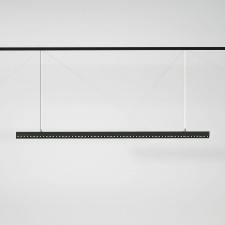 Подвесной трековый светодиодный светильник Elektrostandard Slim Magnetic Vilo 85108/01 48W 4000K черный a064806