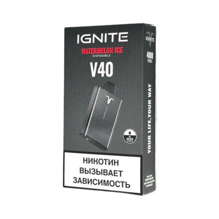 Ignite V40 Арбуз-лёд 4000 затяжек 20мг (2%)