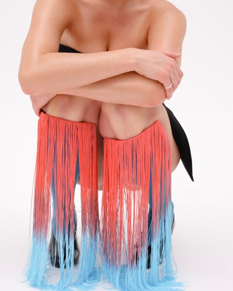 Гольфы с бахромой Яйцо дрозда 2.0