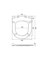 Крышка-сидение AQUATEK тонкое с микролифтом