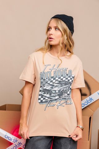 112_БК25 Футболка кор.рукав, бежевый