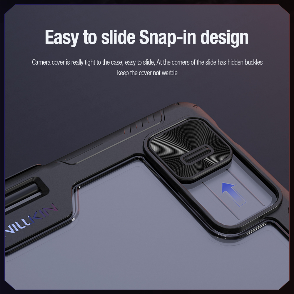 Чехол книжка для планшета Xiaomi Pad 8 и 8 Pro, серия Bumper Pro Case-Multi Angle Folding Style, многофункциональный складной стиль от Nillkin