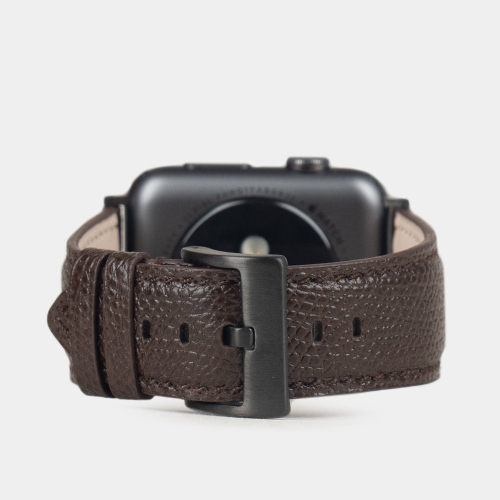 Ремешок для Apple Watch 40/41/42 mm из кожи сафьяно, коричневого цвета