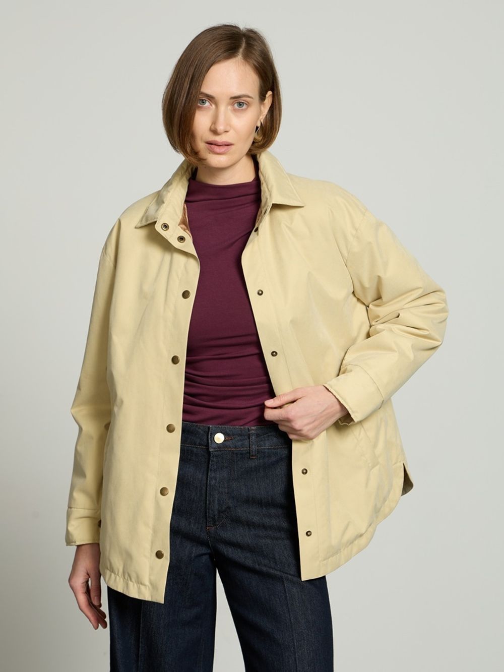 Куртка Бостон желтая утепленная