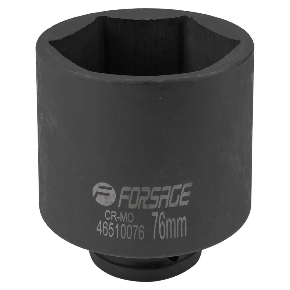 Головка ударная глубокая 3/4'', 76мм (6гр.) Forsage F-46510076
