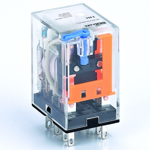 Промежуточное реле ПР-102 4 контакта с LED индикатором 5А 24В DC DEKraft 23887DEK