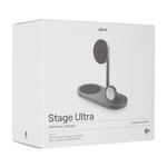 Зарядная станция MagSafe uBear Stage Ultra для iPhone, Apple Watch и AirPods (Qi2) Беспроводная зарядка: Qi 15 Вт, Qi 5 Вт, магнитное крепление для быстрой зарядки Apple Watch (Qi 5 Вт). Проводная зарядка: нет. Сертификация Qi2. Есть LED-индикация