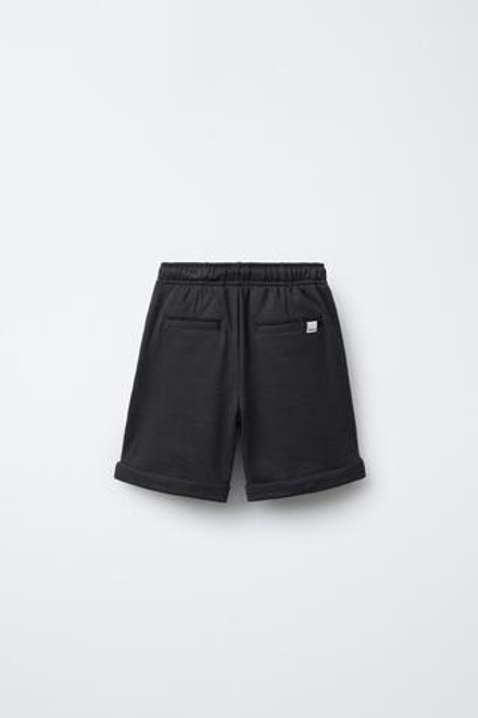 ZARA ШОРТЫ КОМФОРТНОЙ ПОСАДКИ, НЕФТЯНОЙ