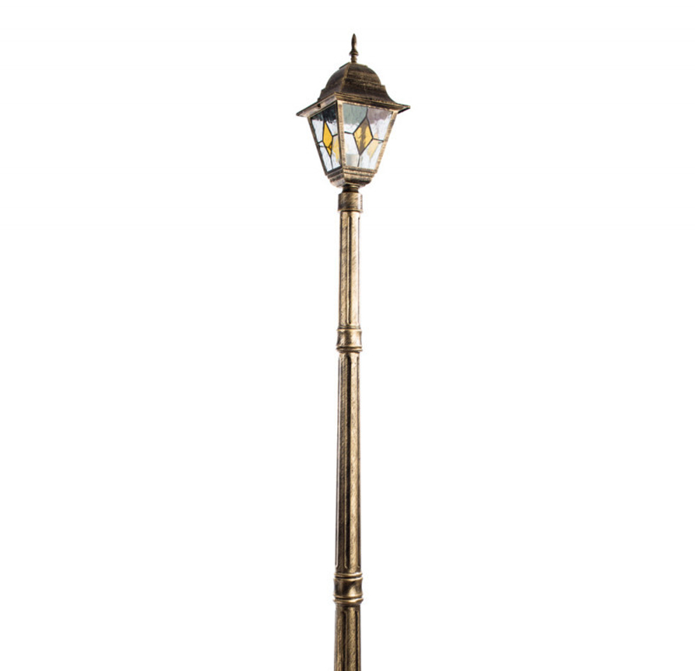 Уличный наземный высокий светильник Arte Lamp A1017PA-1BN