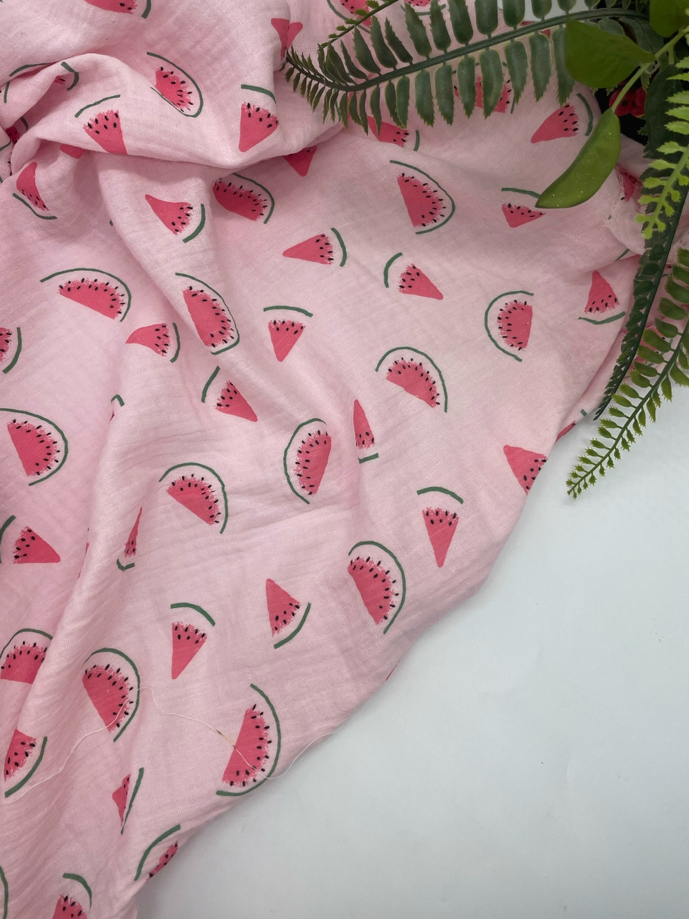 Муслин двойной жатый арбузики