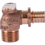 Угольник с креплением аксиальный 16x1/2" с наружной резьбой REHAU RAUTITAN RX+