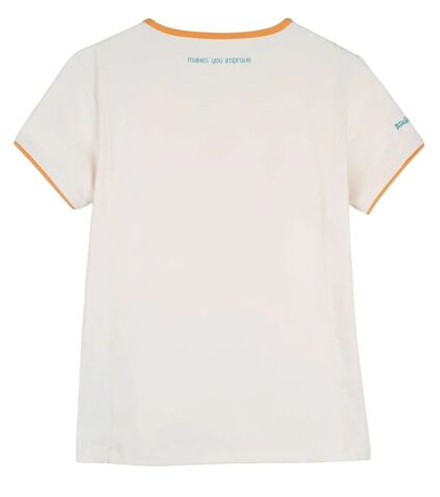 Женская теннисная футболка NOX Pro T-Shirt - vanilla ice