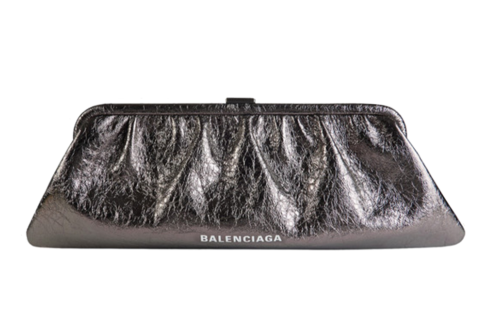Balenciaga Calfskin Clutch Regular Women"s Black