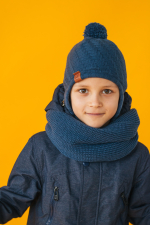 Шапка весенняя/осенняя вязаная КОДИ (Гроза)