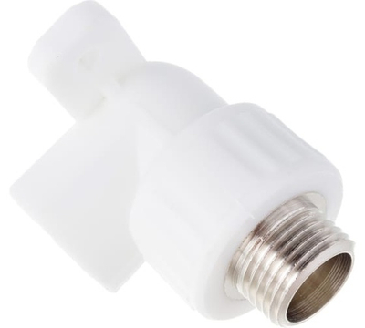 Водорозетка полипропиленовая 20 х 1/2" НР VALFEX PP-R угол с креплением