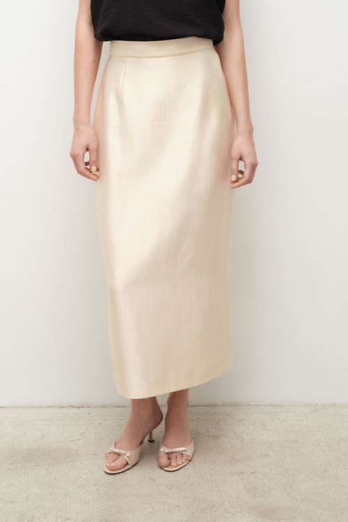 Юбка карандаш сияющая