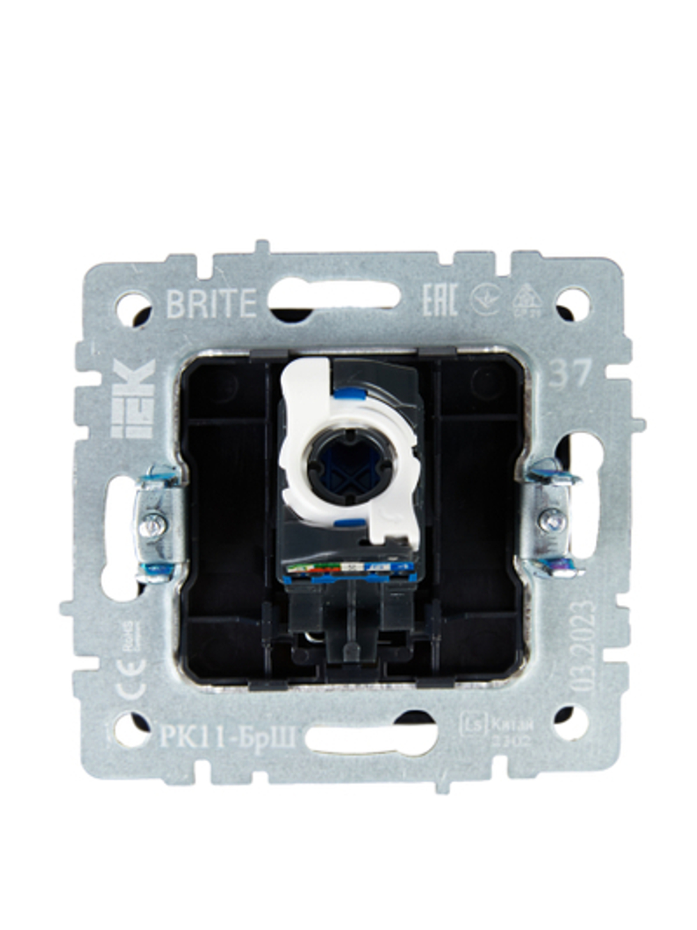 BRITE Розетка компьютерная RJ45 кат.6 РК11-БрШ шампань IEK