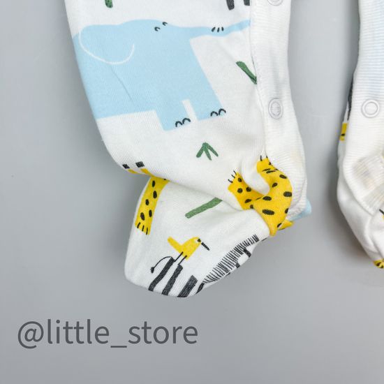 Слип хлопковый "Веселое сафари" сахар