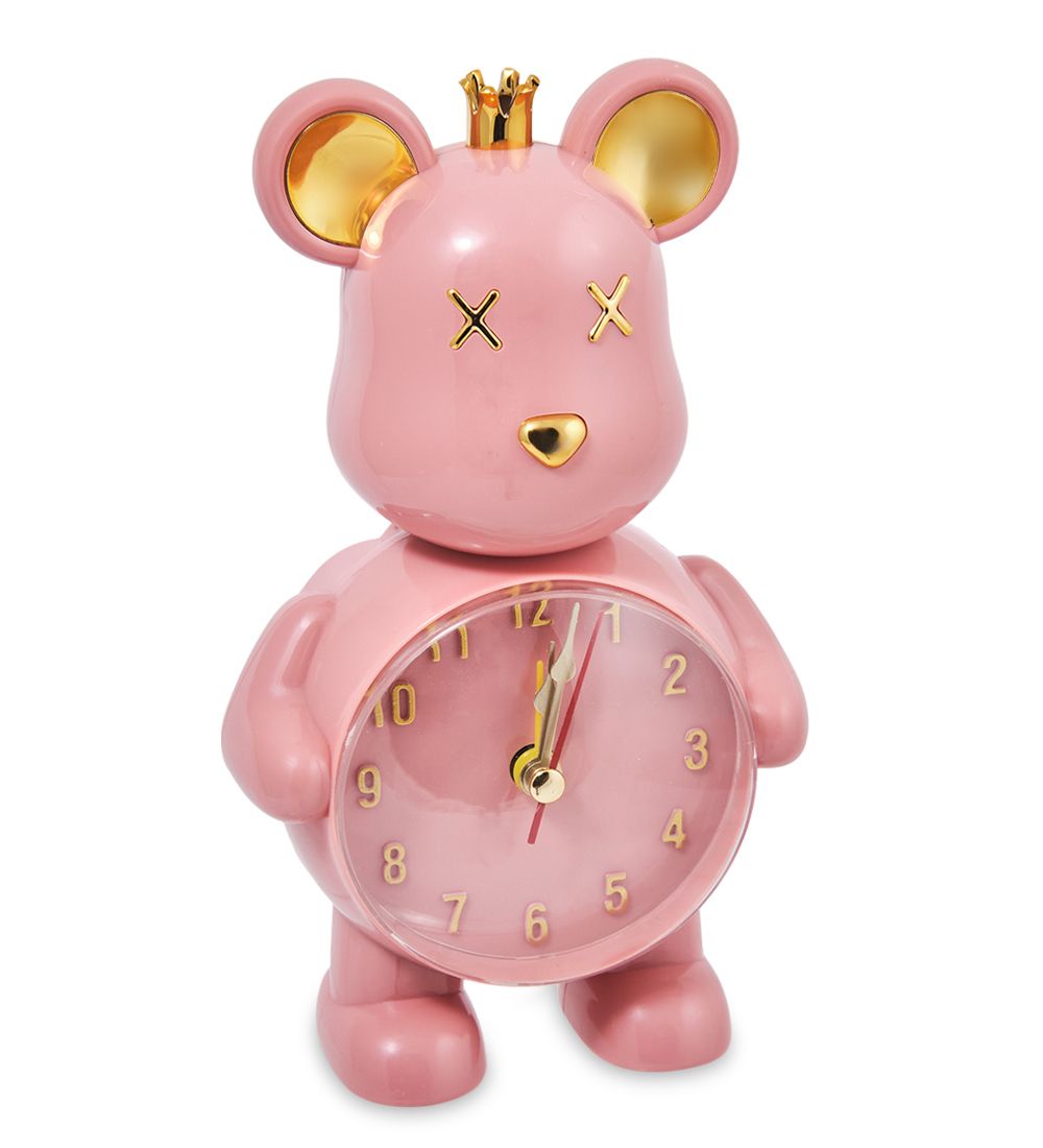 GAEM Art CL-09/1 Будильник «Медвежонок» розовый