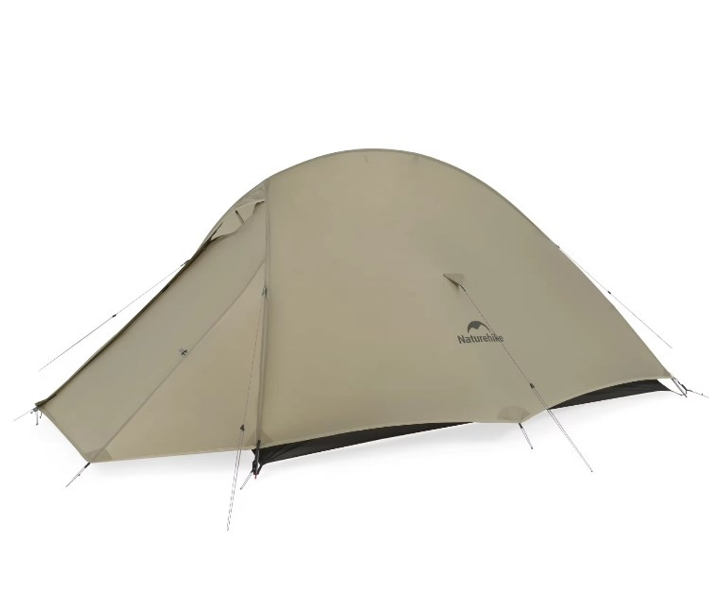Палатка Naturehike Cloud Up Pro Si 2-местная, алюминиевый каркас, хаки, артикул CNK2350WS020-S2