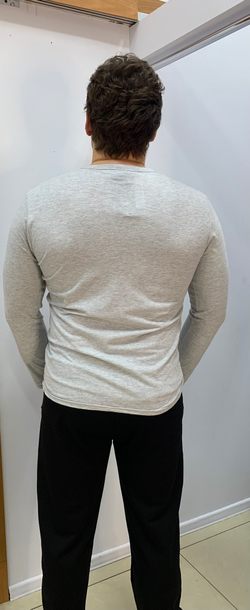 Мужской тонкий хлопковый джемпер