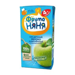 Frutonanny. 0.2 L. Şirə. Alma, seffaflasdirilmis
