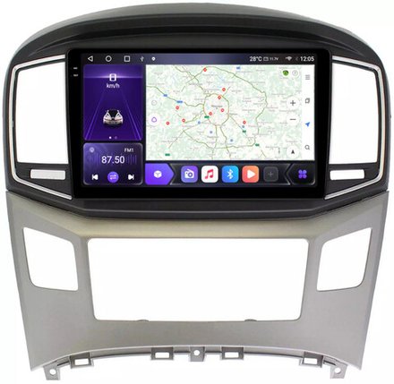 Магнитола для Hyundai H1 2015-2022 - Carmedia OL-9729 QLed+2K, Android 12, TS10,  CarPlay, 4G SIM-слот