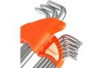 Набор ключей PATRIOT SKТ-9L, TORX, длинные, T10-T50, CRV, 9 шт 350002007
