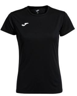 Женская теннисная футболка Joma Combi Short Sleeve - черный