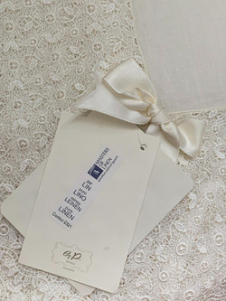 Скатерть 180x300 и 12 салфеток Palombella Guinone Elite сливочные