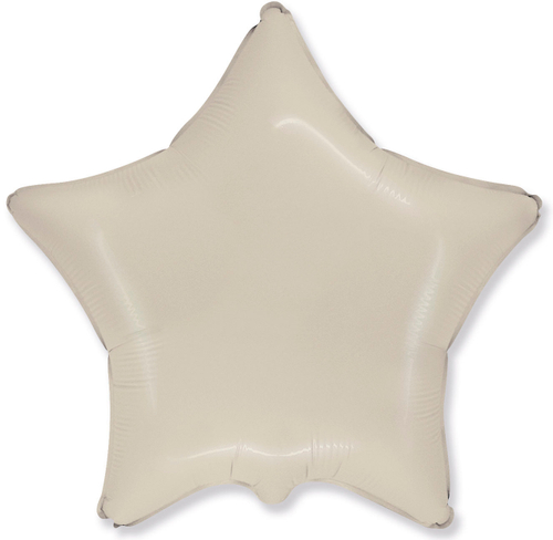 Звезда 18" Кремовый, сатин Fm