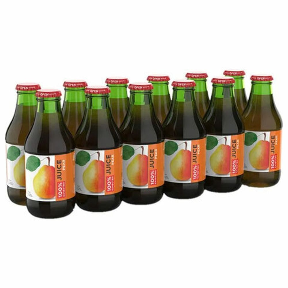 Сок BARINOFF Грушевый, с мякотью, 0,25 л, для детского питания в стеклянной бутылке, 262