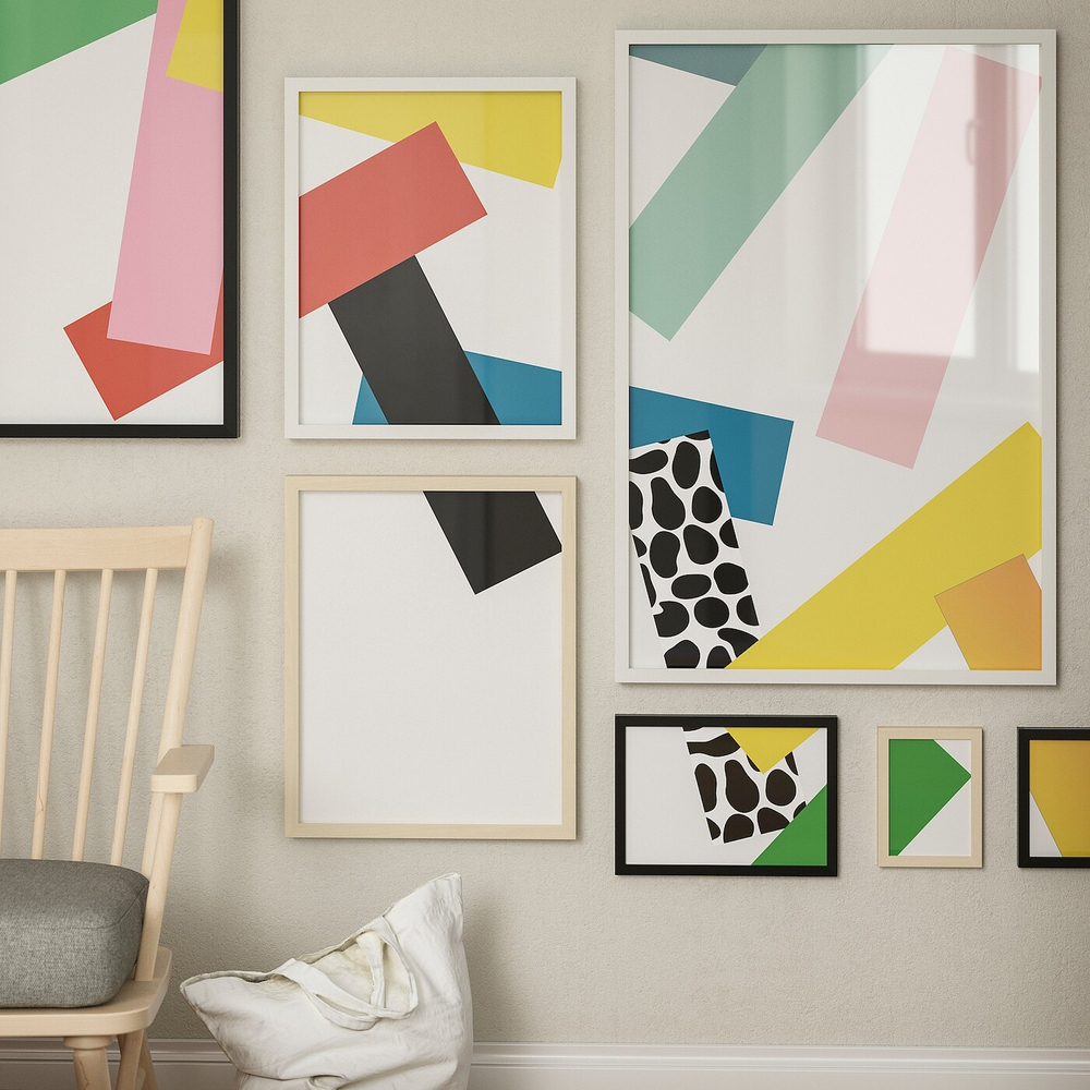 IKEA RÖDALM  (ИКЕА РÖДАЛМ)  -  Рама, имитация березы, 40x50 см